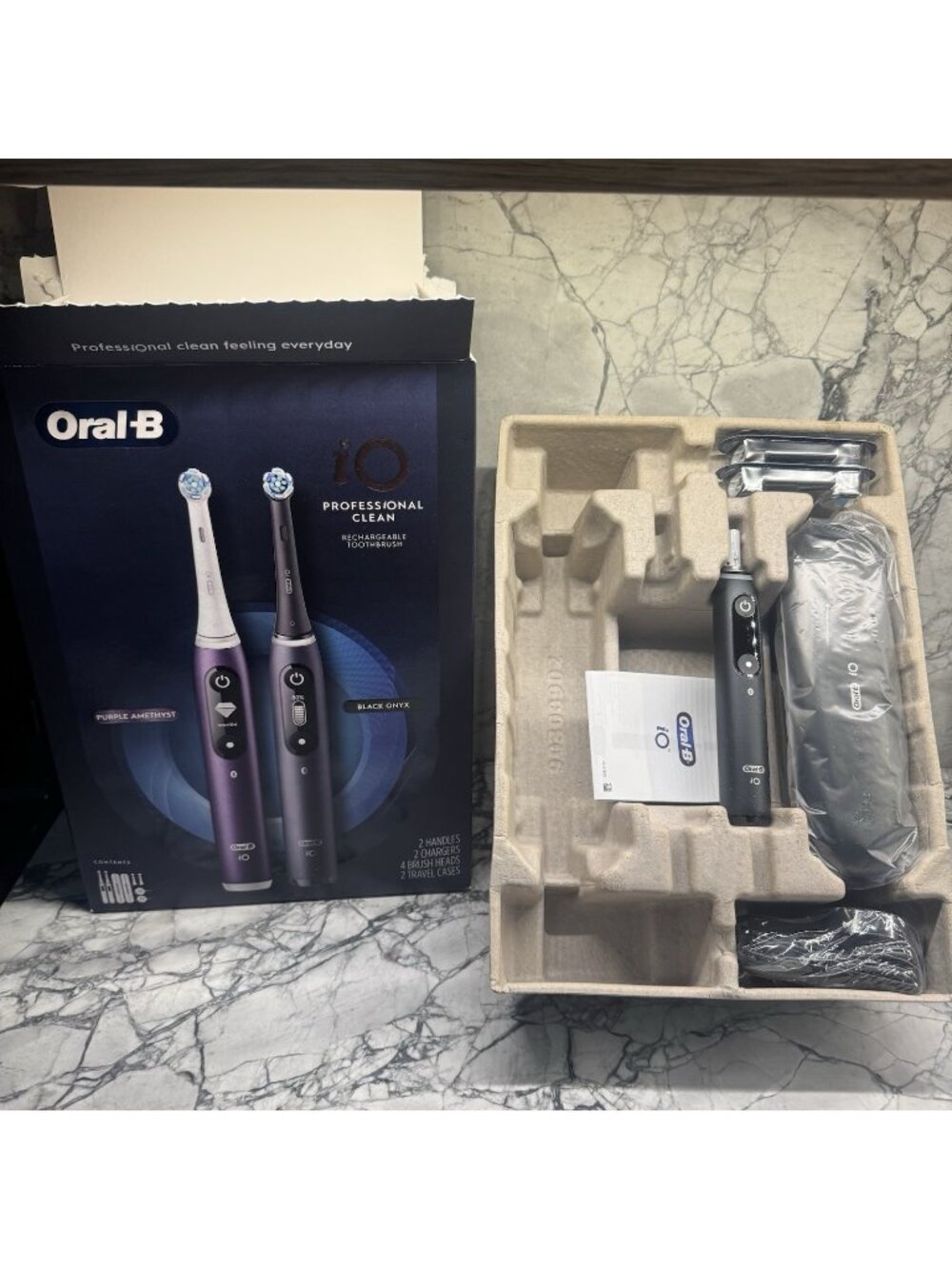 Oral-B iO Series 7 Professional Clean Electric Toothbrush Black NEW